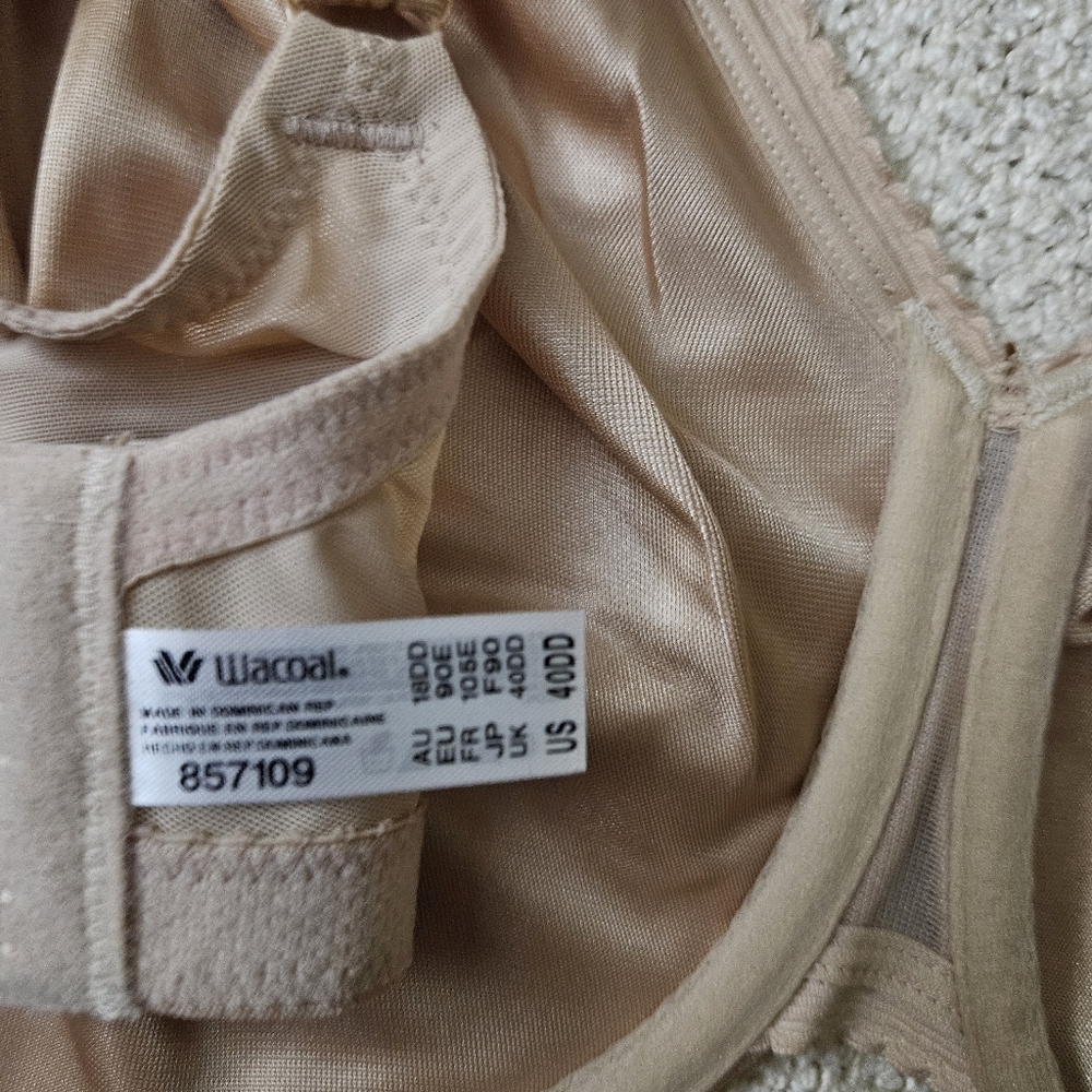 Wacoal Nude Full-Coverage Support Bra 40DD ***NWOT. #857109 - Picture 5 of 5